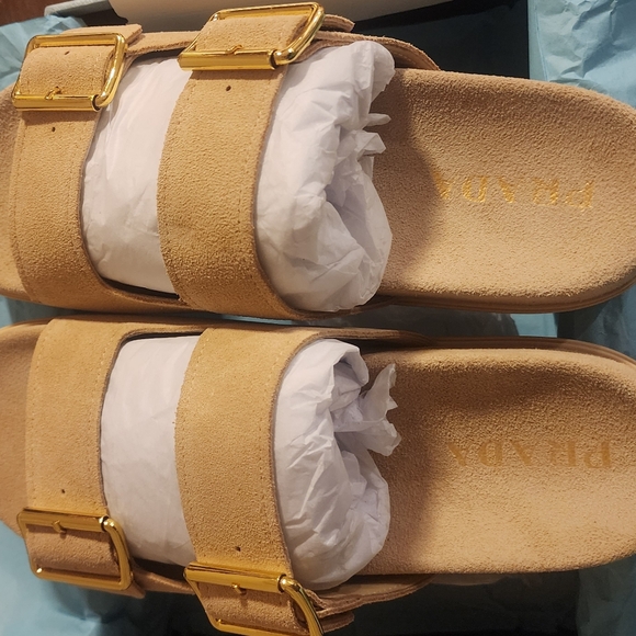 SUEDE STRAP SLIDES - Picture 2 of 4